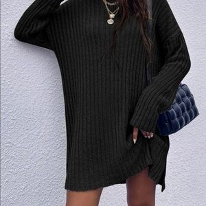 NWT Black Sweater Dress- size small- super soft- Shein